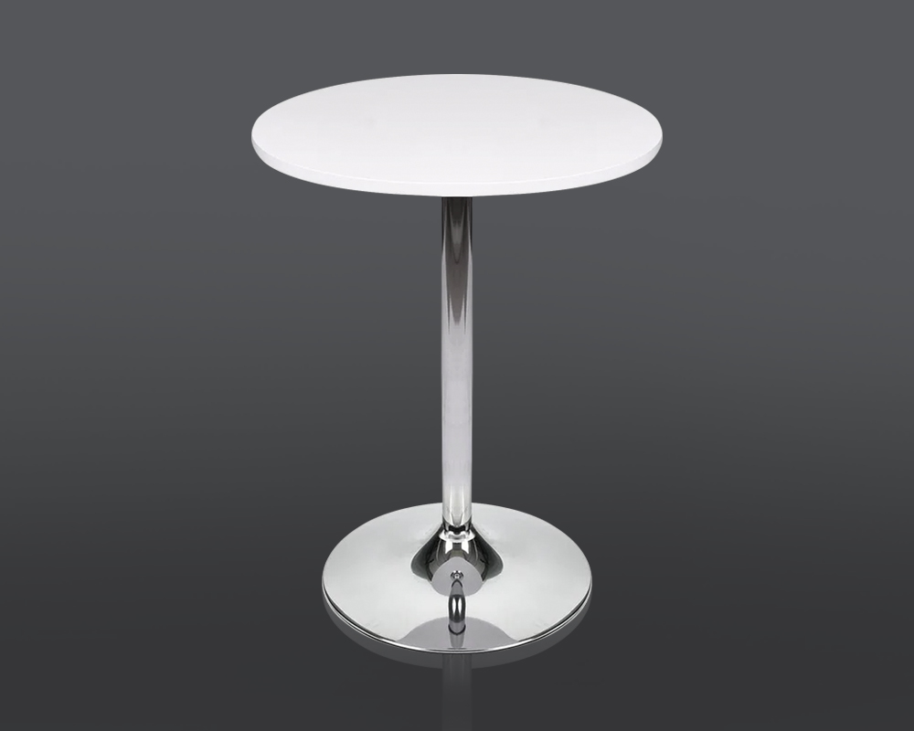 Round Bistro Table Trade Show Rental Table