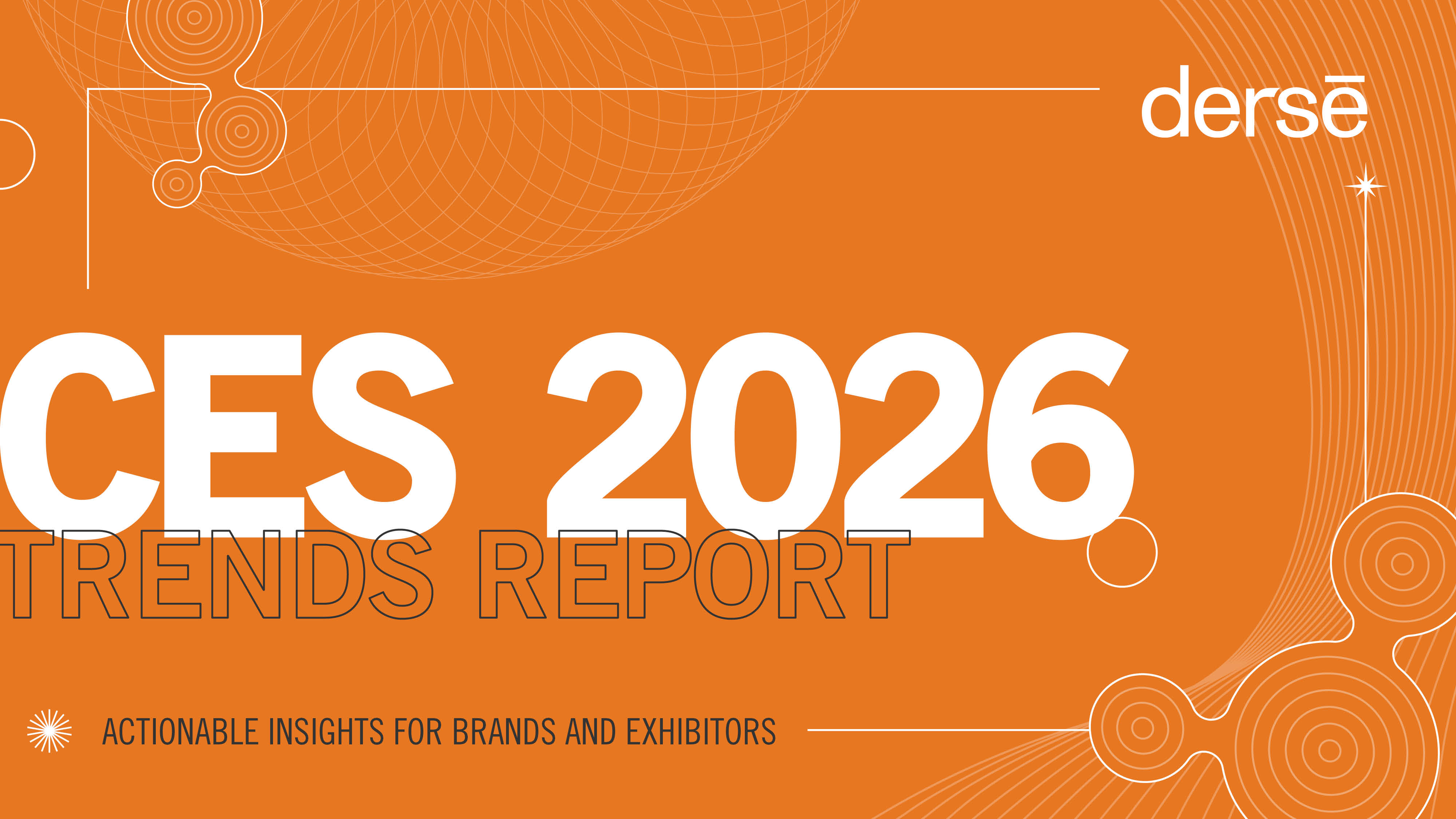 CES 2026 Trends Report Graphic stating the CES 2026 Trends Report is now available to request, featuring futuristic technology-inspired imagery.
