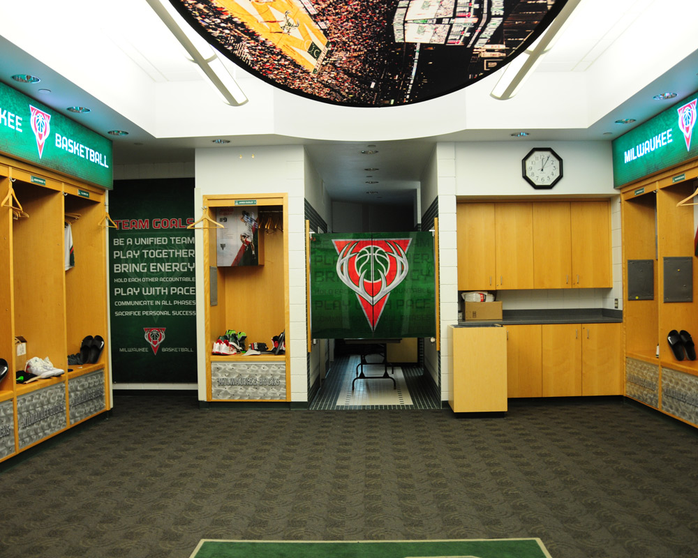 Milwaukee Buck Branded Environment