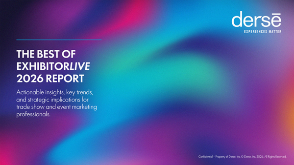 Graphic stating the Best of EXHIBITORLIVE 2026 Report is now available to download.