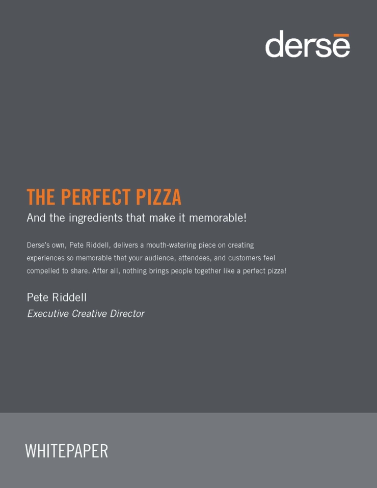 The Perfect Pizza Whitepaper