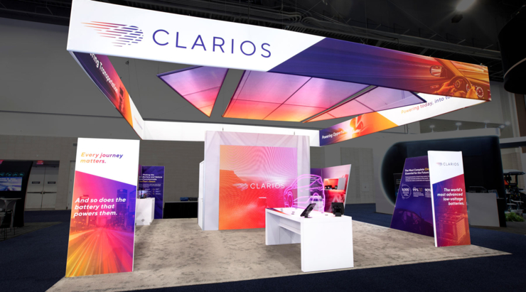 Derse Clarios Exhibit Booth