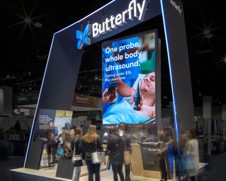 Butterfly Network Trade Show Exhibit