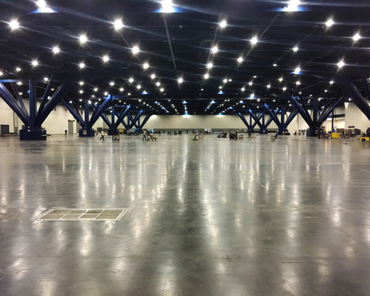 trade show exhibit hall build