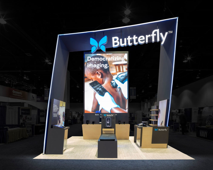Butterfly Network Trade Show Exhibit