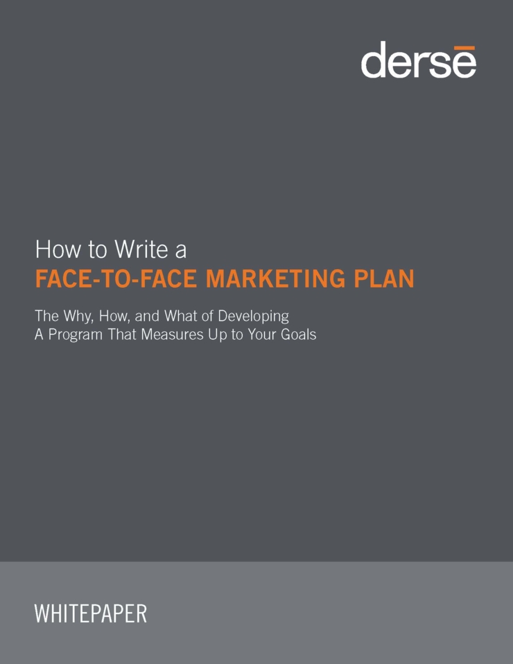 How to Write a Face-to-Face Marketing Plan Whitepaper